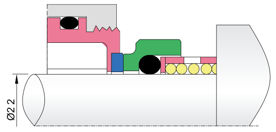 OEM אטמים מכאניים-GW93-22