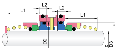 OEM यांत्रिक सील-GW208 एक