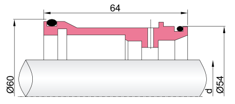 OEM mekaniska tätningar-GW208 2A