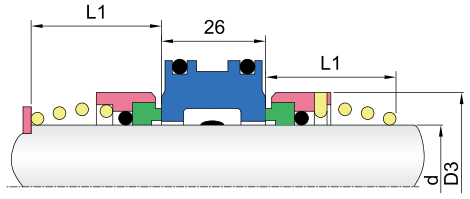 OEM mehaničke brtve-GW208 B